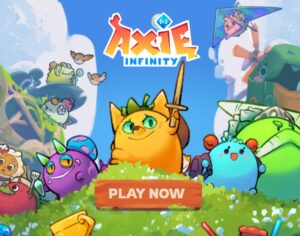 Axie Infinityのホームページ画像